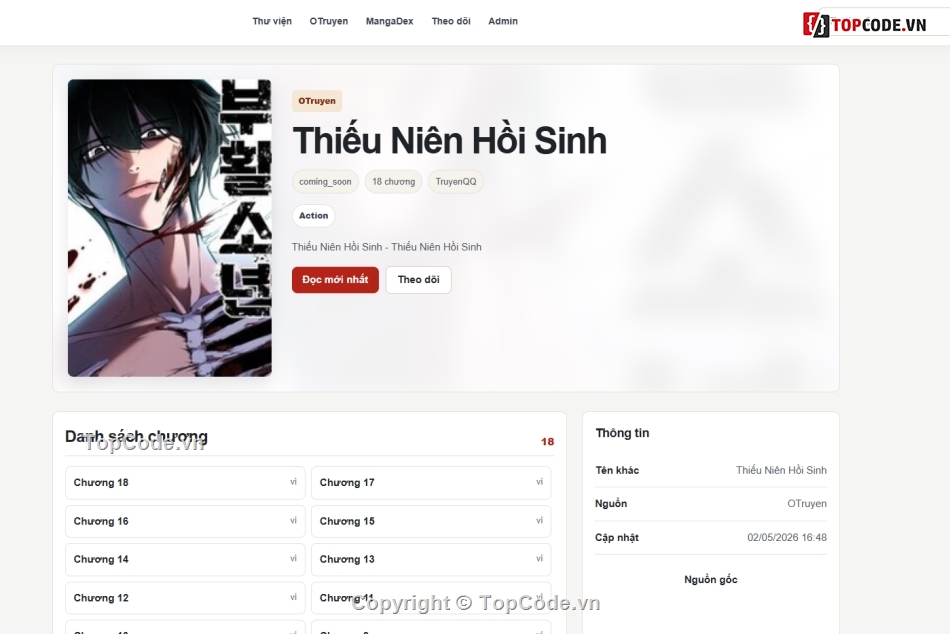 web truyện,truyện tranh,web đọc truyện